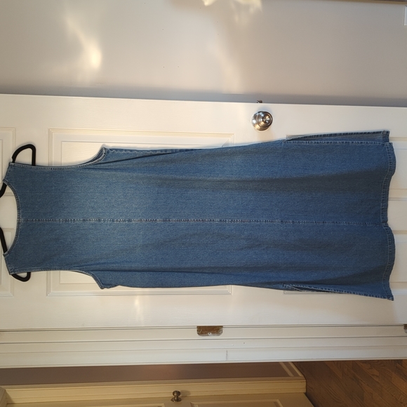 SOLD Vintage TY Original Wear Denim Maxi Dress - Picture 4 of 4